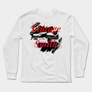 Vintage Smith Red Porsche Long Sleeve T-Shirt